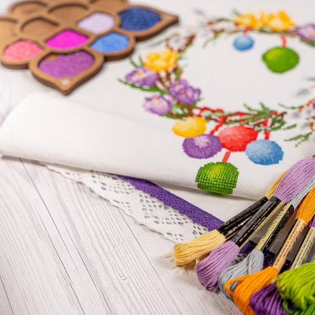 przykładowe prace haftowane